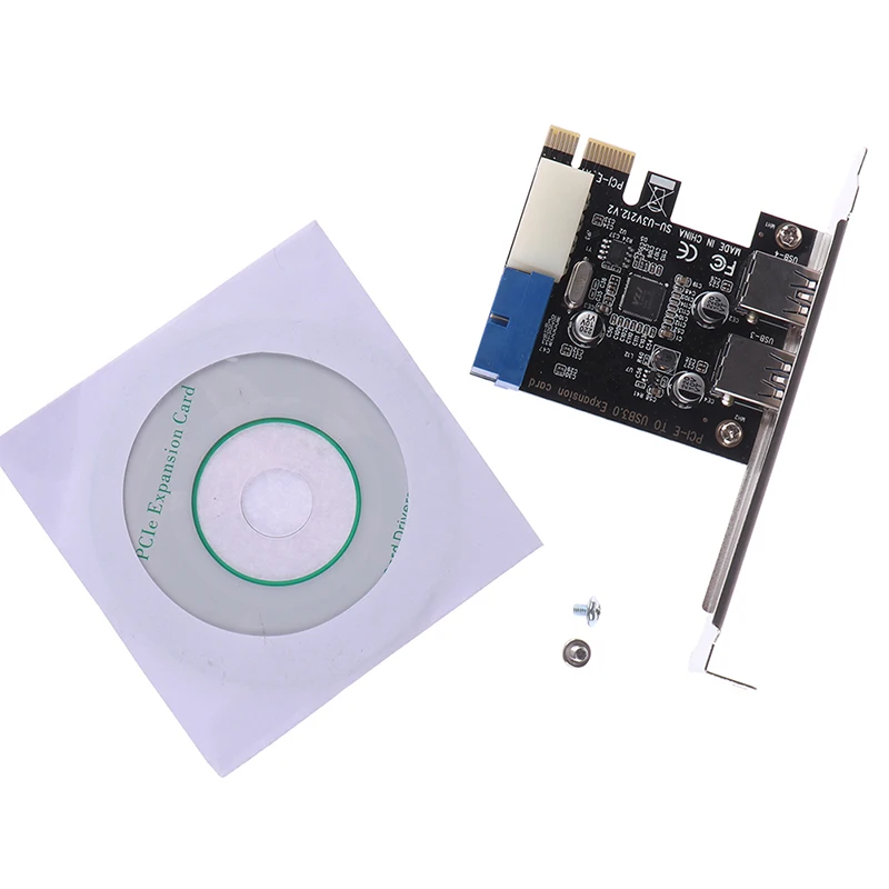 PCI express USB 3 0 2 порта передняя панель с адаптером для карты управления 4 контакта и 20