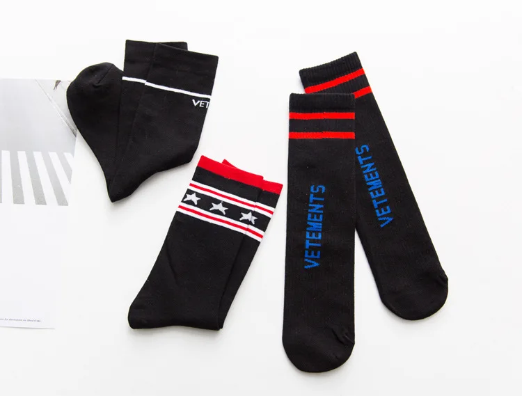 1 пара хлопковые Полосатые Гольфы Для женщин чулки в Корейском стиле для девочек