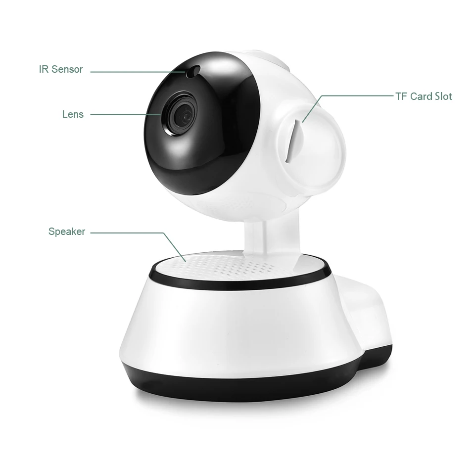 

BESDER Home Security IP Camera Wi-Fi Wireless Mini Network Camera Surveillance Wifi 720P Night Vision CCTV Camera Baby Monitor