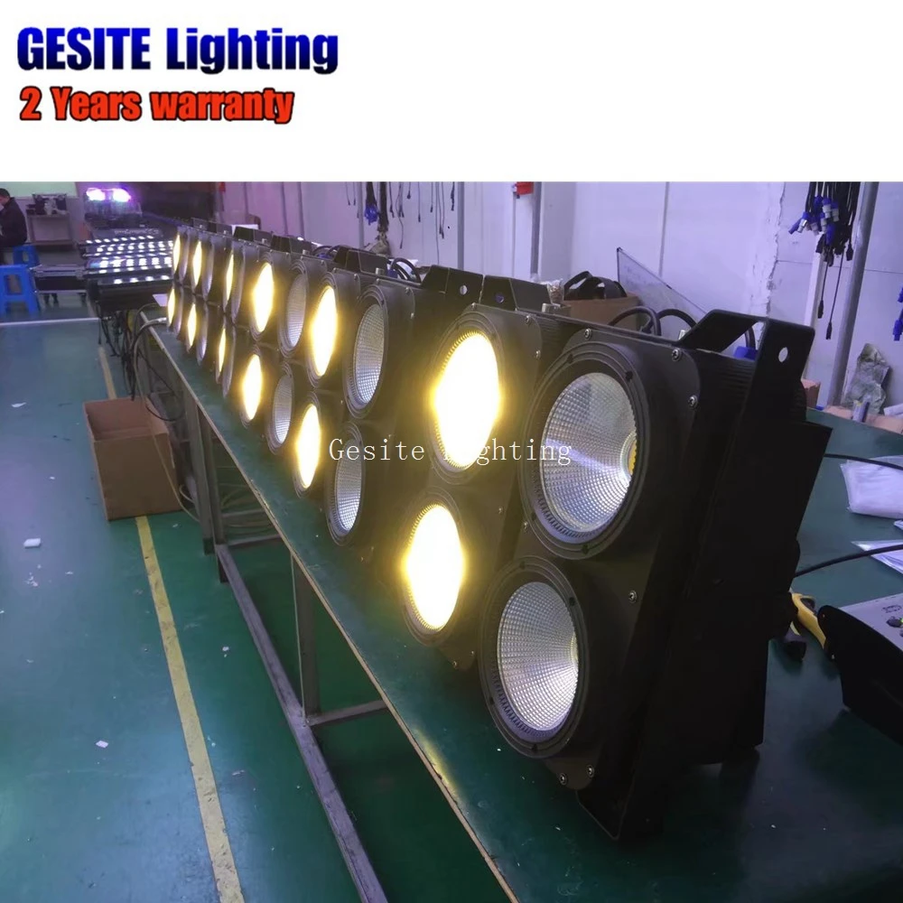 Матрица cob blinder light 4x100watt 4eye COB LED Wash High power DMX Stage 4 шт./лот|Эффект освещения сцены| |