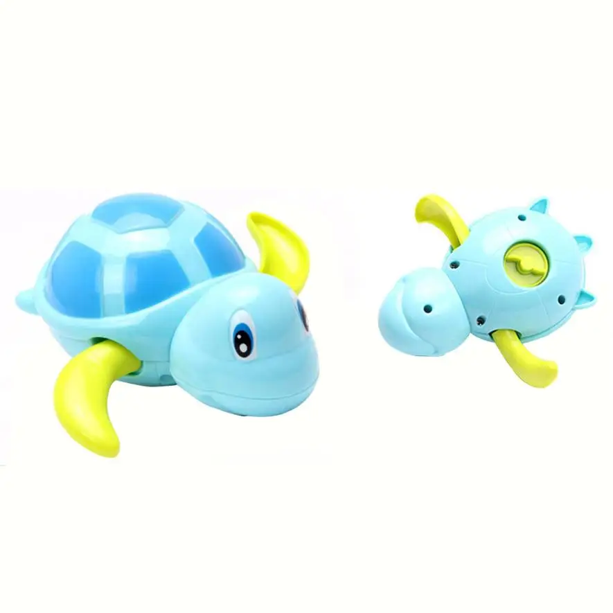 Baby Kids Multi-type Wind Up Tortoise Chain Bathing Shower Clockwork water baby toys for children 1pc New S4
