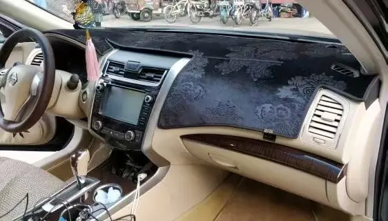 Для Nissan Teana Altima L33 2013 фланель Dashmats приборной панели крышки тире Pad коврик в машину на заказ
