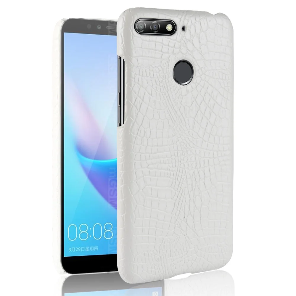 Кожаный чехол для huawei Honor 7A Чехол под крокодиловую кожу, с узором под змеиную кожу оболочки на 20 10 9 Lite 8A 6A 5A 5X 6X 7X 8X 9X 5C 6C 7C 8C чехол для телефона