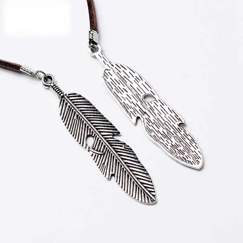 Factory Direct leaf pendant necklace fashion leatherette long chain necklaces for women jewelry party | Украшения и аксессуары