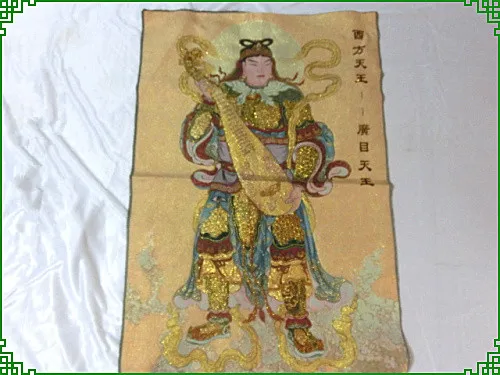 

Religious supplies Thangka king of the West collection crafts..