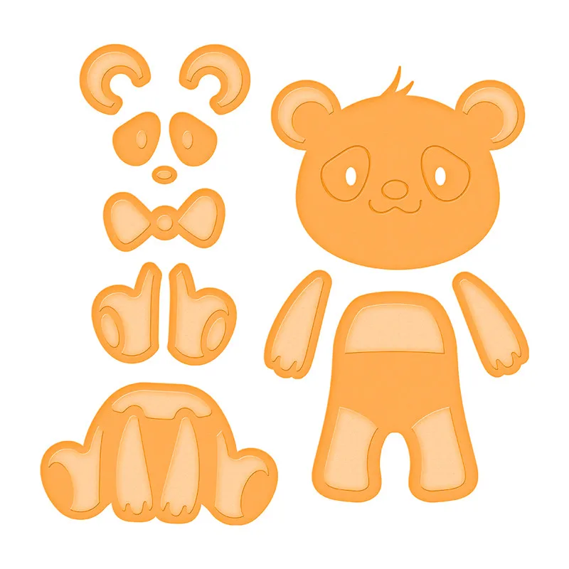 DiyArts Panda металлические режущие штампы новые Скрапбукинг для карт сделай сам