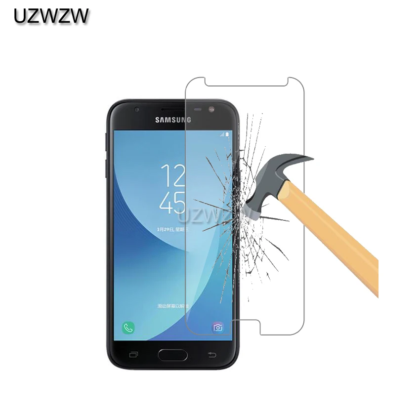 2 шт твердое закаленное стекло для samsung Galaxy J3 J330FN защитная пленка, стекло