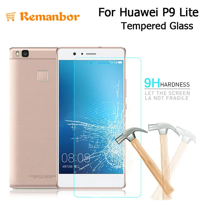 Remanbor для Huawei P9 Lite закаленное Стекло Экран защитный Плёнки Сталь Замена телефона