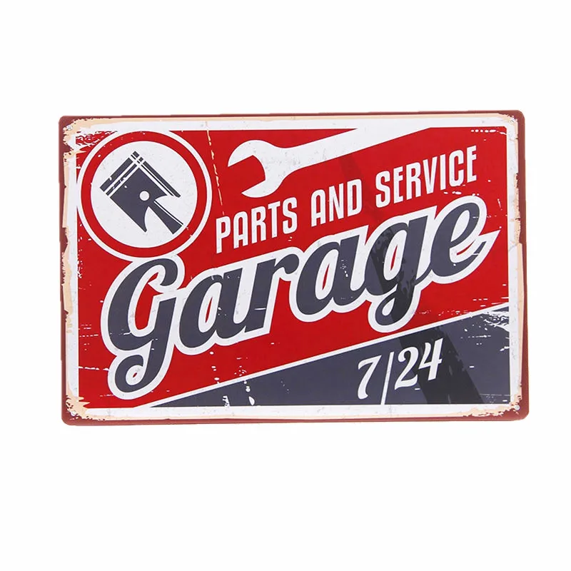 22 "Garage Rules" Винтажная металлическая жестяная вывеска домашний декор потертый шик табличка папы гаражное украшение стены художественный плакат 20*30 см A548 - Цвет: 22