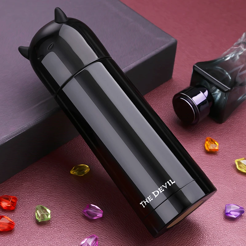 350 мл ангел демон из нержавеющей стали ребенка горячей воды кормления чашки