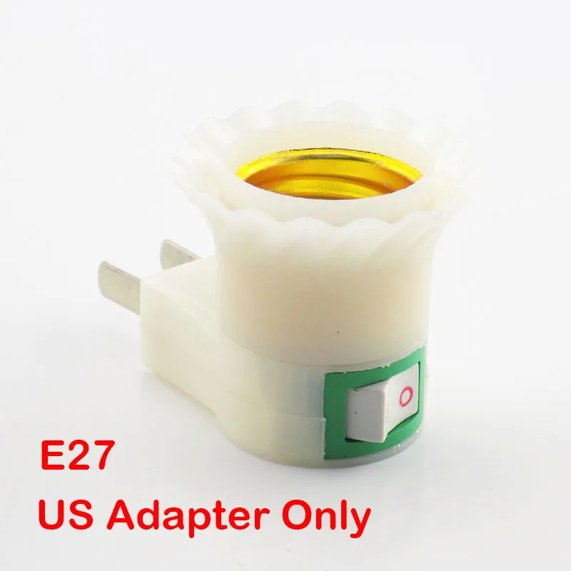 E27 светодиодный светильник цоколь лампы E27 для E27 разъем гибкий удлинитель светильник патроны для лампы адаптер EU/US 18 см/28 см/38 см/48 см/58 см