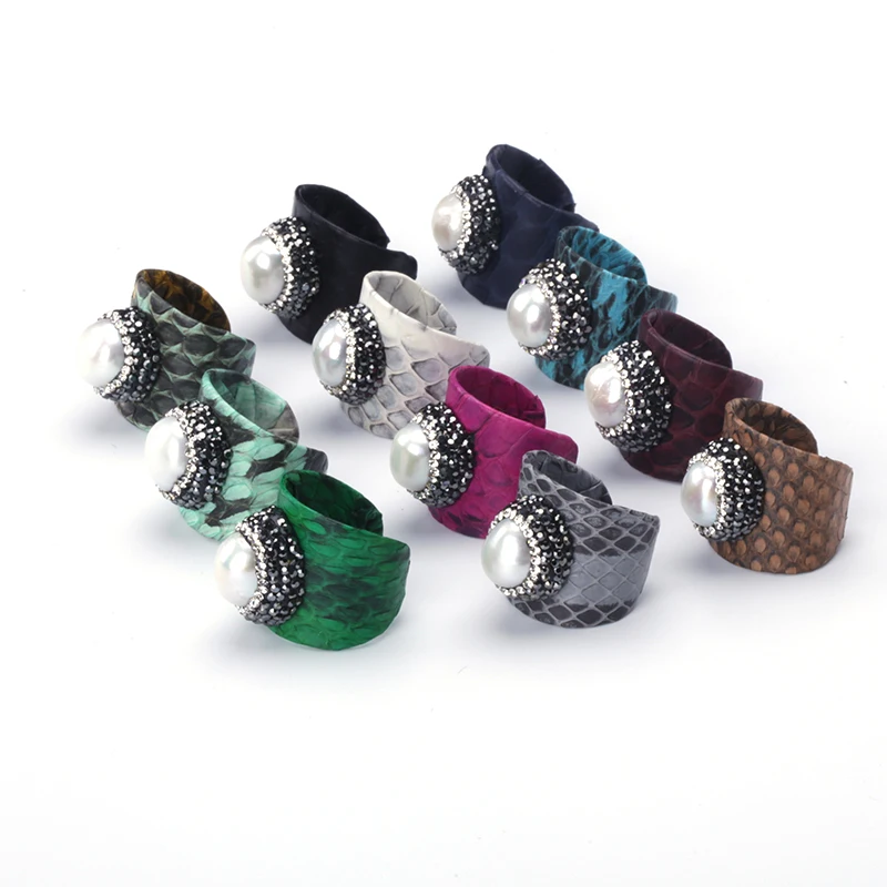 Очаровательное кольцо KEJIALAI для женщин из натуральной пресноводной жемчужины