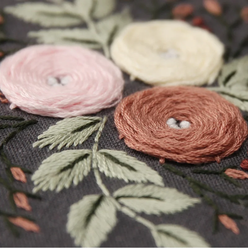 Eurpue Handmade Embroidery Kits with 15cm Frame for Beginner Bordado Needlework Cross Stitch Sets Craft Swing Art Gift | Дом и сад