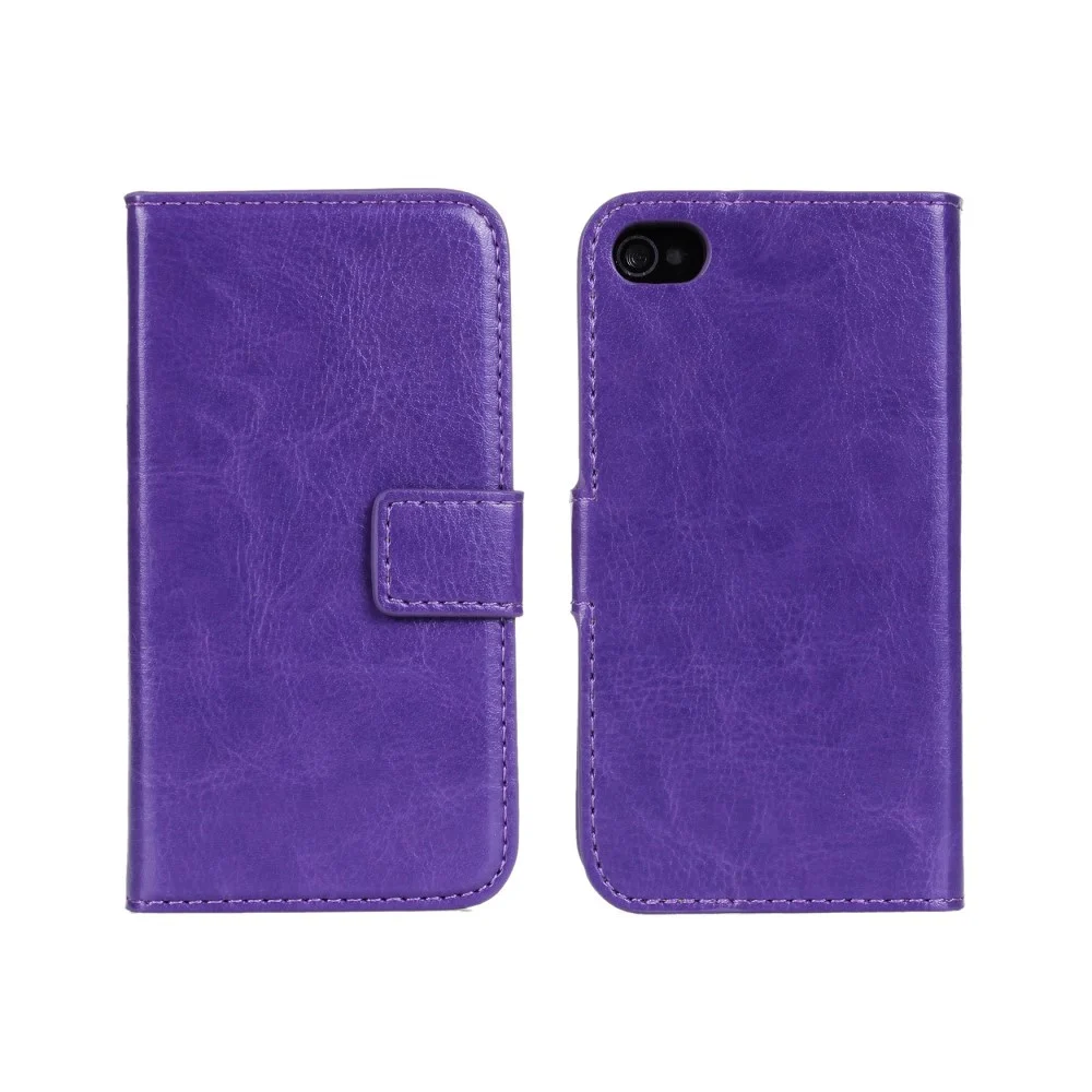 Кожа телефон чехлы для iPhone 4 4S кошелек Обложка Flip Book слот для карт чехол для iPhone 4 S Apple Coque hoesje Carcasa Capinha Etui