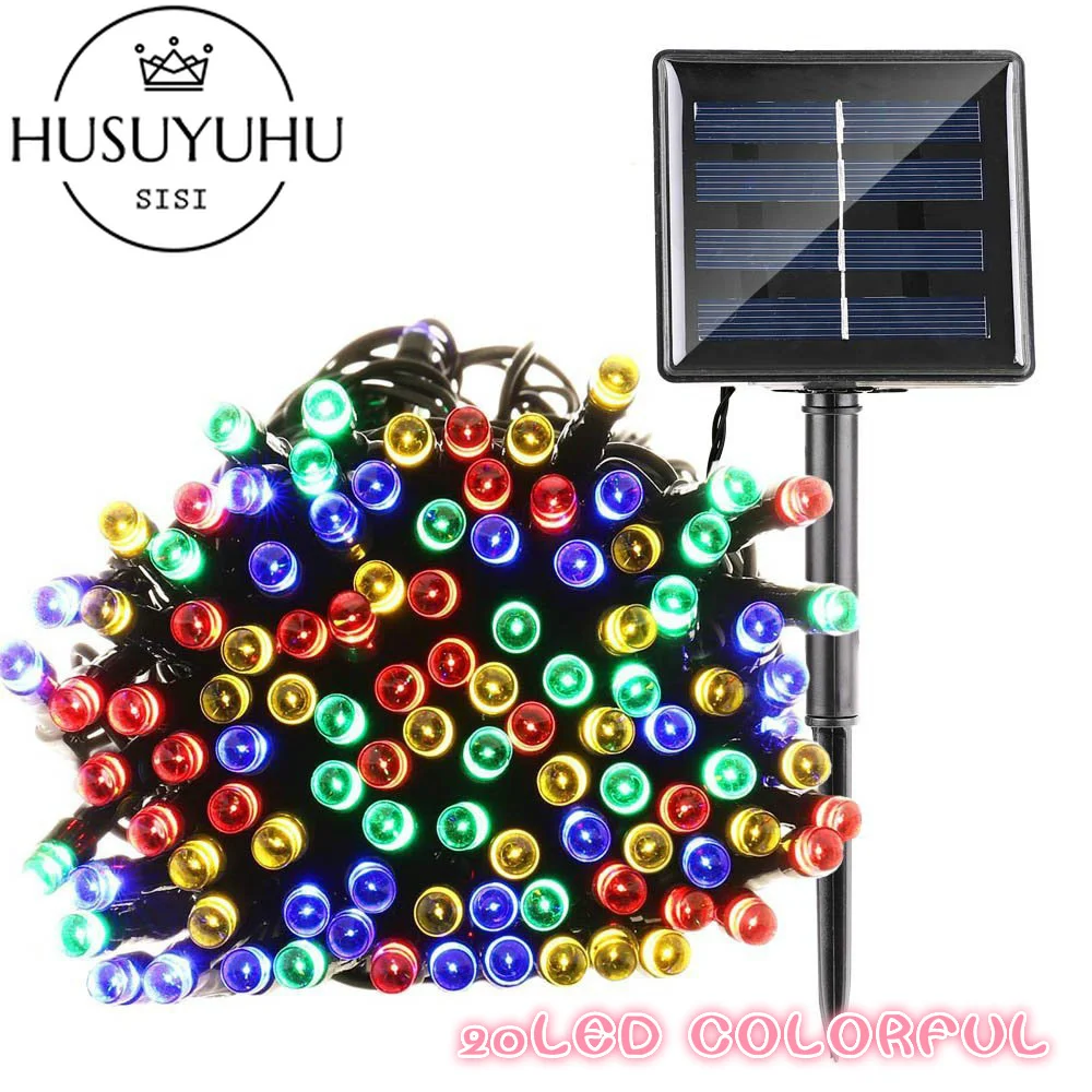 

3M 20 30LED Solar PowerFairy Lights String Garden Party Wedding Xmas String Lights Solar Lights Outdoor Christmas for Decoration