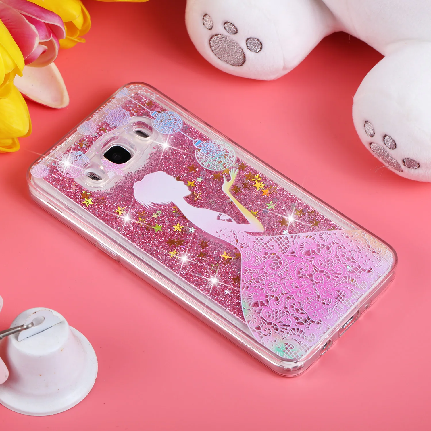 Чехол для телефона samsung J7 J76 J710 для Galaxy J7 SM-J710FN/DS SM-J710FN J710FN/DS J710F динамический жидкий зыбучий песок чехол