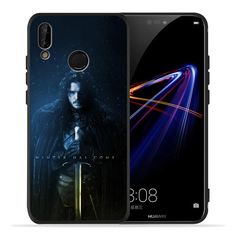 Игра престолов дракон Джон Сноу Тирион Ланнистер чехол для huawei P20 Lite рro P30 Lite рro P8Lite P9Lite P Smart P10 lite