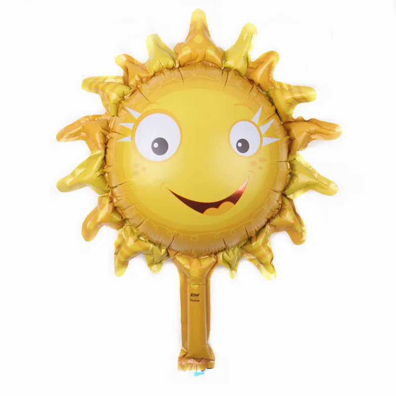 Mini Smile Sun Flower Balloons Wedding Happy Birthday Decoration Kids Glod Flowers Baloon Party DecorationS Anniversaire | Дом и сад