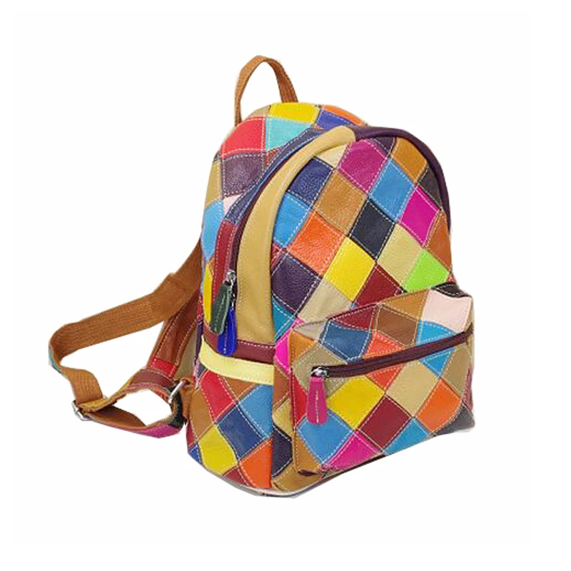 Новый рюкзак CHSANATO из натуральной кожи женские дорожные рюкзаки школьные сумки