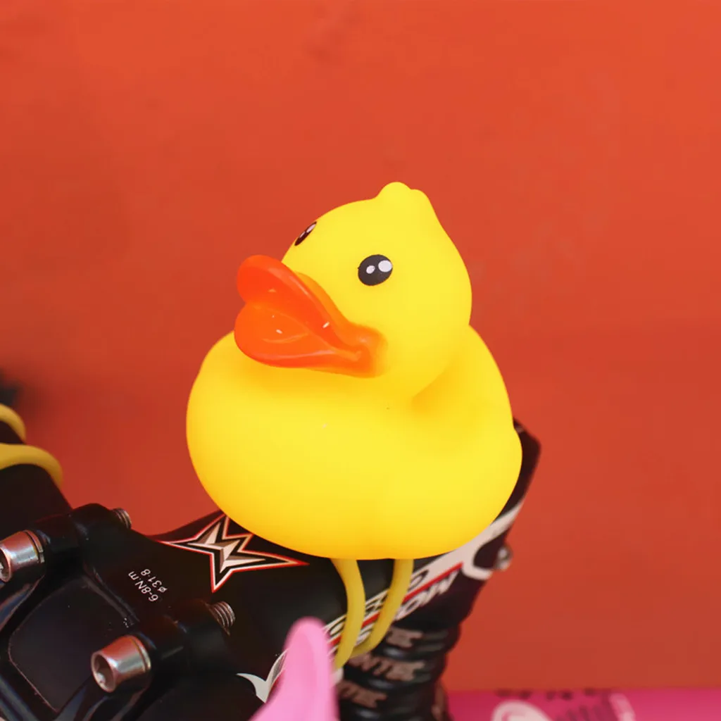 Hot sale Cartoon Head Light Shining Cute Duck Bicycle Bells Handlebar Accessories Portable Bike accessories | Спорт и развлечения