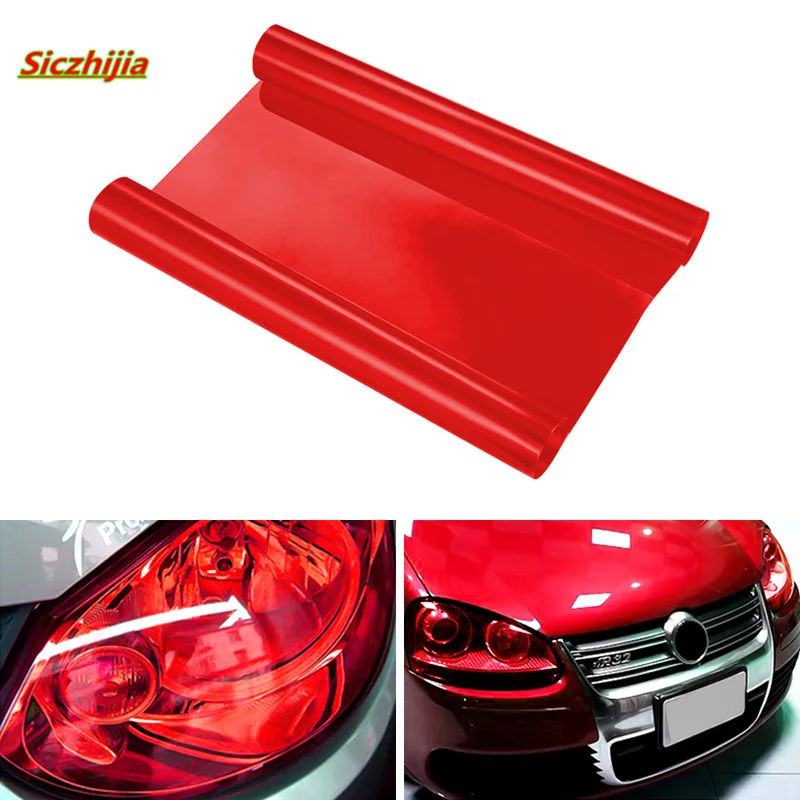 100 * 30cm headlights taillight film car motorcycle decoration 7 colors for SEAT Ibiza Leon Toledo Arosa Alhambra Exeo FR |