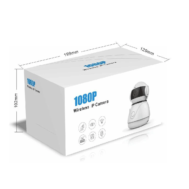 Wi Fi PTZ IP камера 2 МП 1080P RJ45|Камеры видеонаблюдения| |