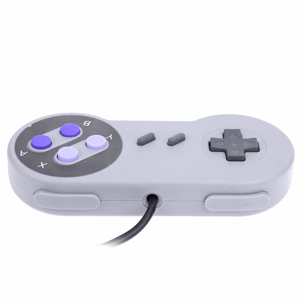 1 шт. USB проводной игровой контроллер геймпад ПК/ноутбук джойстик для Nintendo SNES MAC