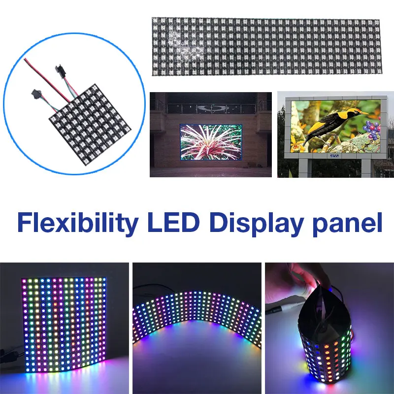 Красочные видео занавес LED Pixel панель 5 в RGB Ip20 ночника управление музыкой