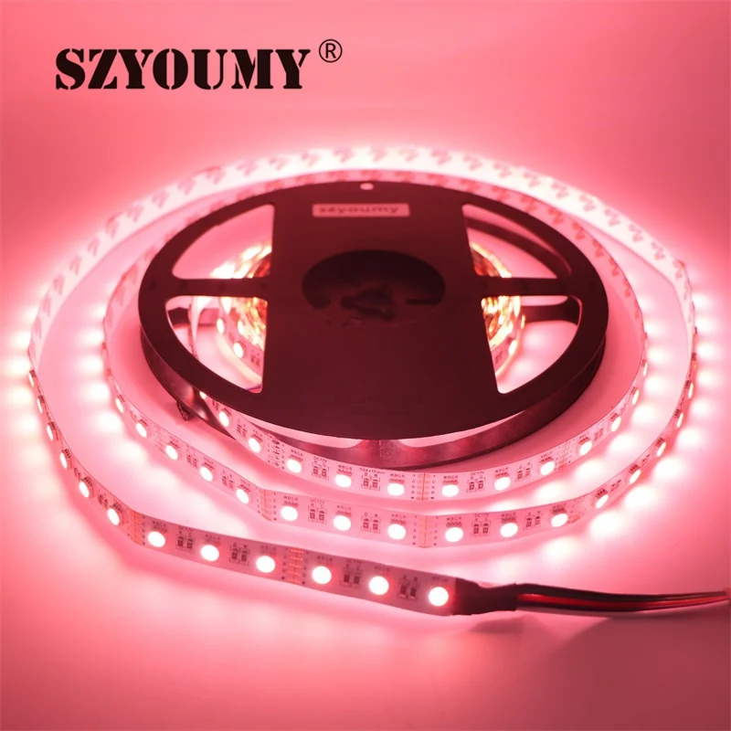 Светодиодная лента SZYOUMY 4 в 1 RGBW гибкая светодиодная 5050 RGB + белый/RGB теплый белый