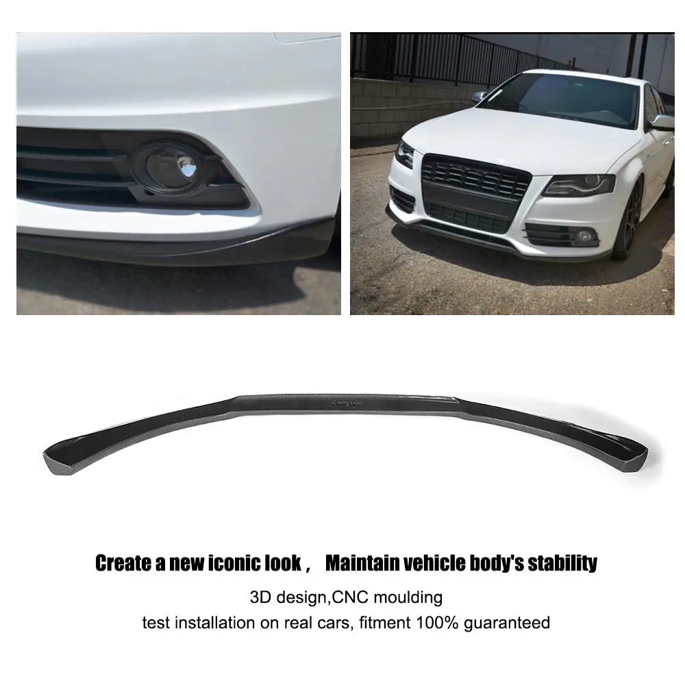 Авто карбоновое волокно передний спойлер для Audi S4/Sline седан 4-дверь 2009-2012 |