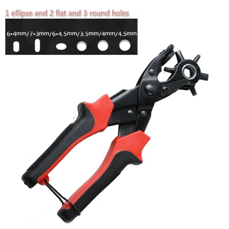 Револьверные кожаные дыропробивные Ручные плоскогубцы 6 размеров Перфоратор