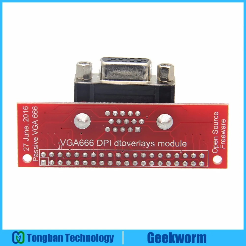 Raspberry Pi 3 B + GPIO адаптер VGA щит 666 Плата расширения совместима с Model +/3B/2B/B +/A +|raspberry pi|vga