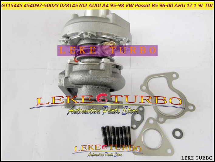 GT1544S 454097 454097-0001 454097-0002 028145702 турбо для AUDI A4 1995-98 Volkswagen VW Passat B5 1996-00 1Z AHU 1.9L TDI |