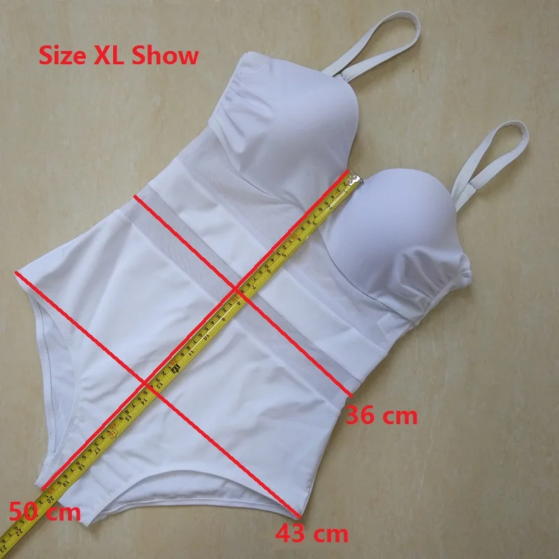 4XL размера плюс купальник Цельный Монокини для женщин белый большой купальник черный прозрачный купальник пуш-ап большой сплошной цельный костюм