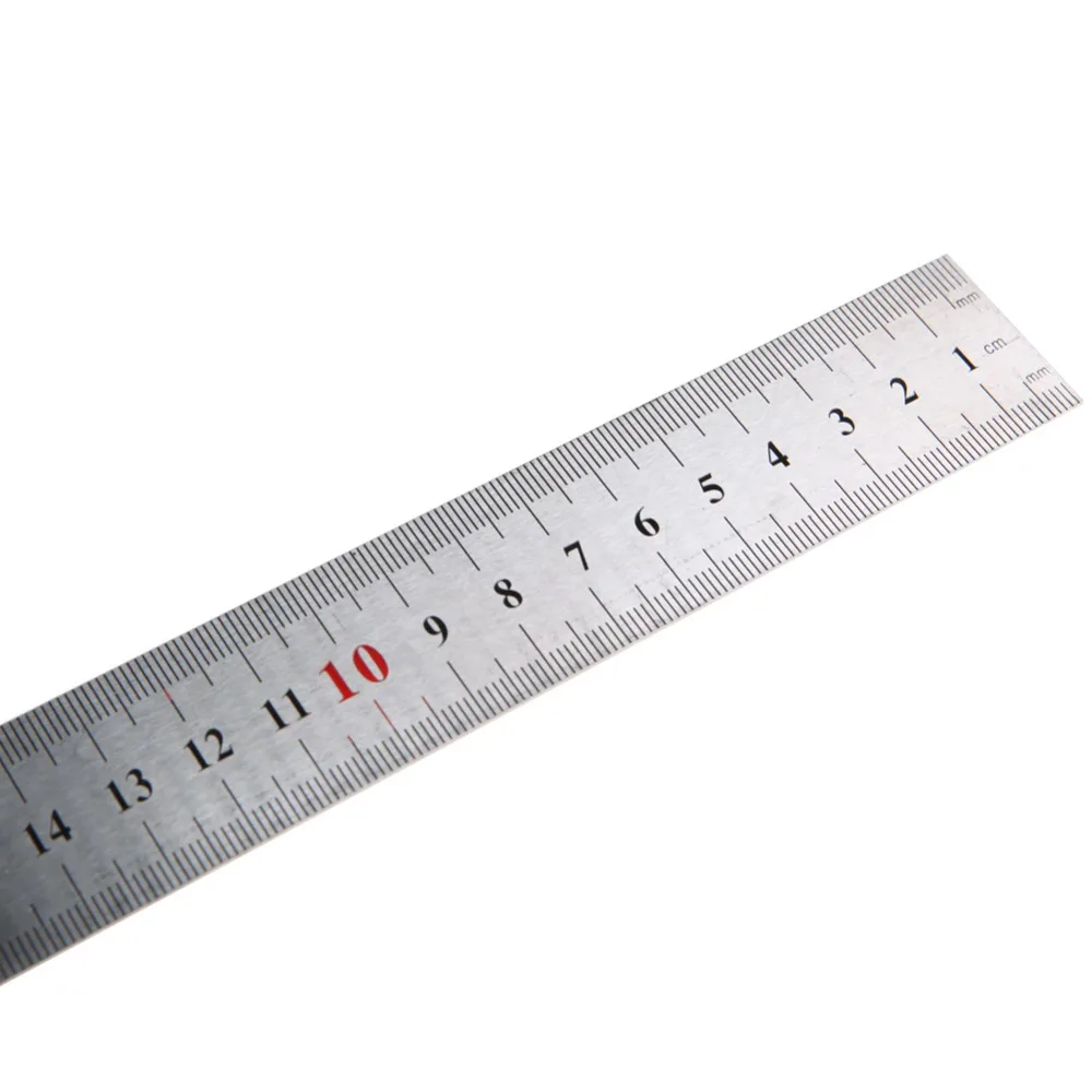 30 см прямоугольная линейка из нержавеющей стали 0 12 дюймов|ruler keychain|tool xboxtool set for women