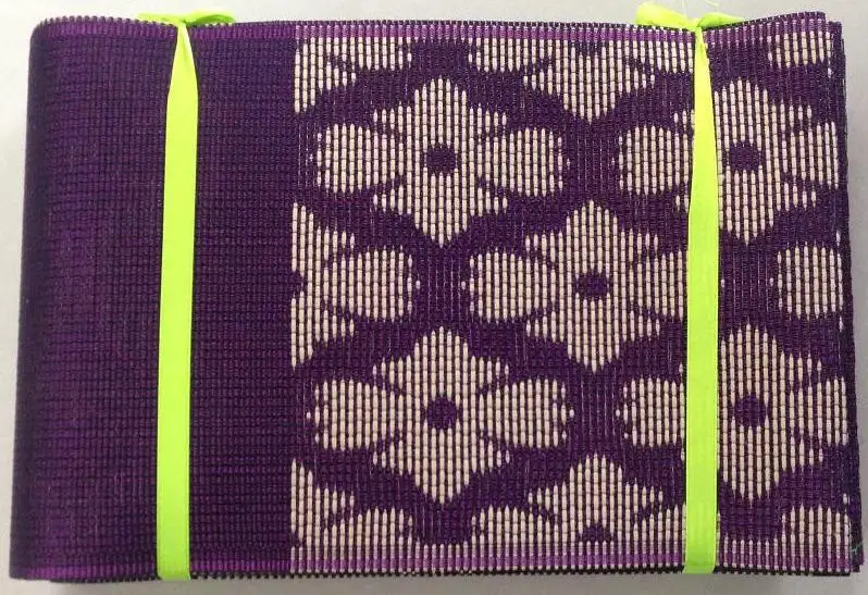 Новый дизайн фиолетовый головной убор aso oke gele 17 2 м * 5 см/упаковка банданы Aso Oke для