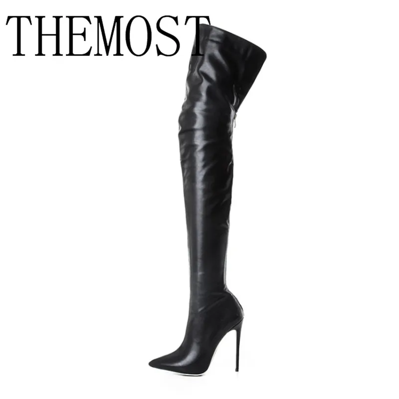 Женские высокие сапоги ARQA до бедра 12 см 2019|thigh boots|boot shoesshoes boots |