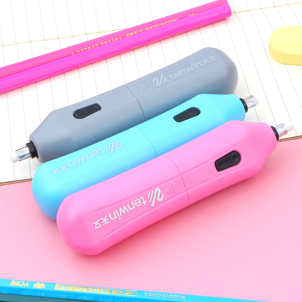 Новый ластик на батарейках Электрический автоматический кожа резиновый