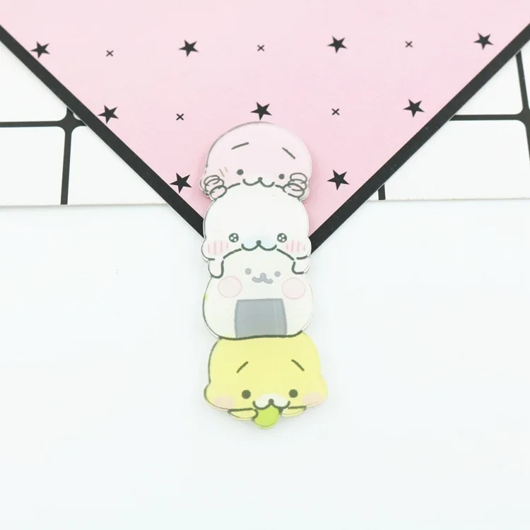 PGY 1 шт. Милая мультяшная акриловая брошь макарун жираф детская значок на одежду