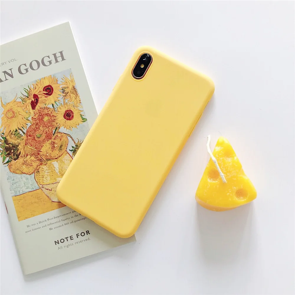 Чехол для iPhone XS XR Max 7 8 6S 6 Plus роскошные милые Чехлы ярких цветов телефонов X мягкий