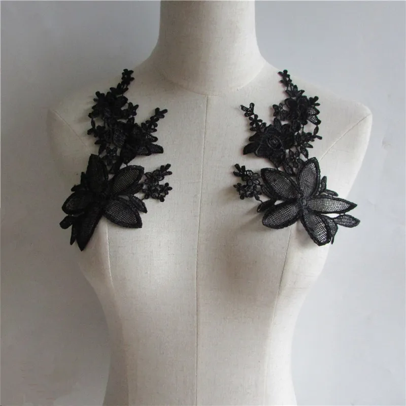 Высококачественная Совершенно новая аппликация для вышивки кружевной вырез