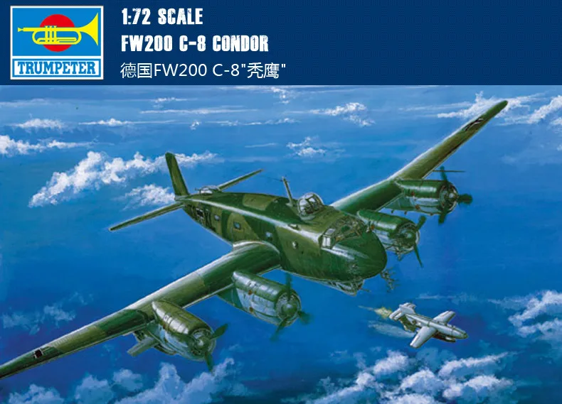 

01639 1:72 German FW200C-8 "bald eagle" Assembly model