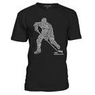 Крутая хлопковая футболка для хоккея с круглым вырезом для хоккея с шайбой Высокое качество Бесплатная доставка винтажная Мужская рубашка с коротким рукавом TS1829