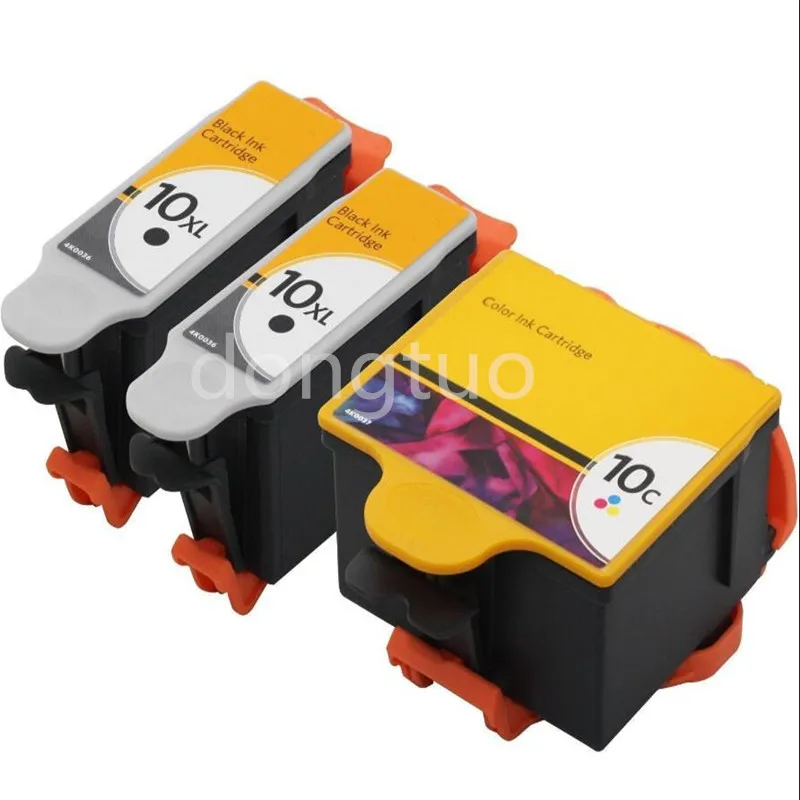 

3 Compatible Kodak 10 Ink Cartridge for ESP 5 / 5230 / 7250 /3250 / 5220 / 7 / 9250 Printer