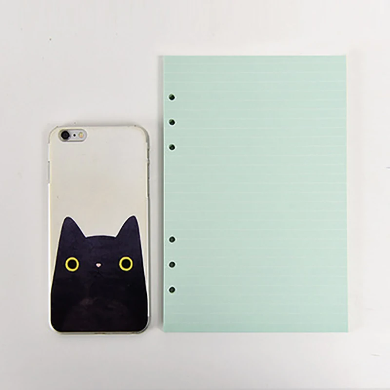 Блокнот сменный на спирали с 6 отверстиями 40 листов | Канцтовары для офиса и дома