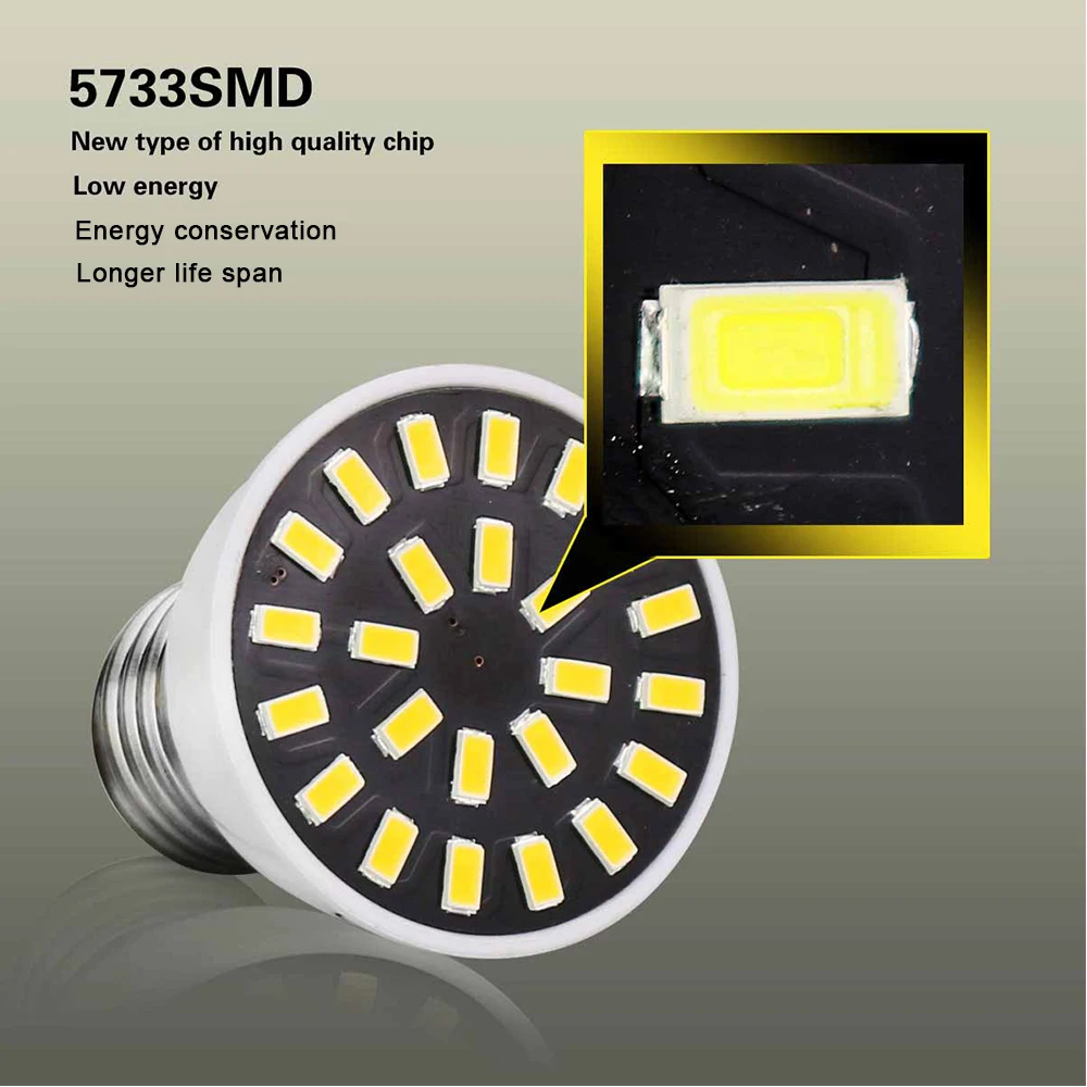 E27 светодиодная лампа MR16 GU10 Светодиодная лампочки 220V 110V 18/24/32 LEDs Ampoule Bombillas LED
