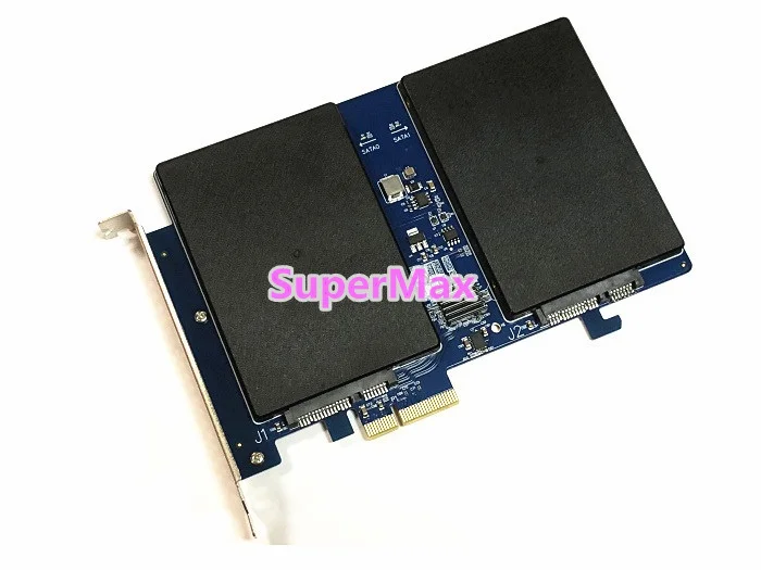 

Плата адаптера расширения Marvell 88SE9230 Dual SATA III-PCI-E X2, RAID 0/1, для Windows 7/8/10
