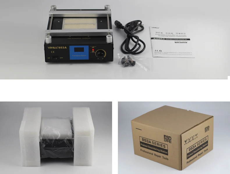 BGA Preheating Station YH-853A Rework Stations Digital Display Heating Units | Инструменты