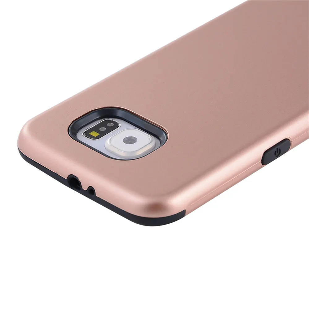 Для Samsung Galaxy S6 [просто здорово] PC + TPU Гибридный сотовый телефон задняя Броня