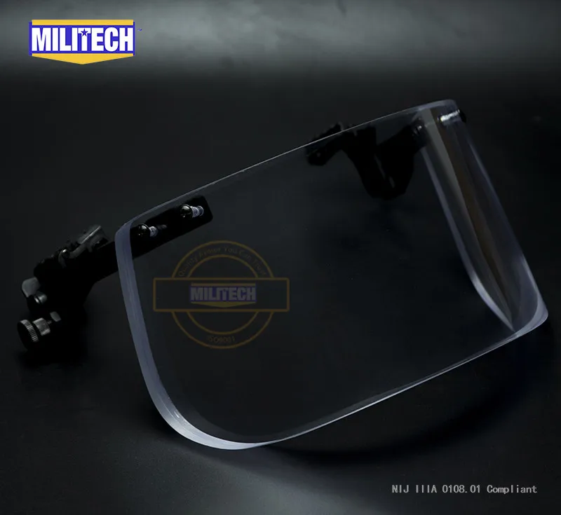 MILITECH NIJ IIIA 0108,01 3A Пуленепробиваемый щит для ACH fast Тактический шлем пуленепробиваемый козырек пуленепробиваемые маска для шлемов